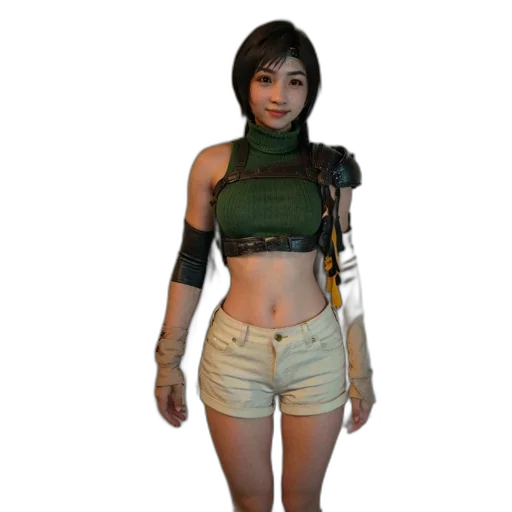 robot, staff, cyberpunk, 3d render transparent PNG cut-out