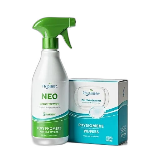 bottle, physiomere, spray, box transparent PNG cut-out