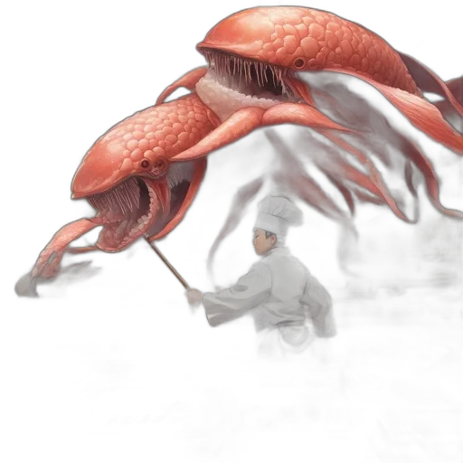 creature, animal, weapon, food transparent PNG cut-out
