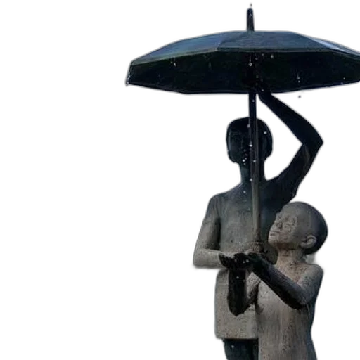umbrella, staff, 3d render, concept art transparent PNG cut-out