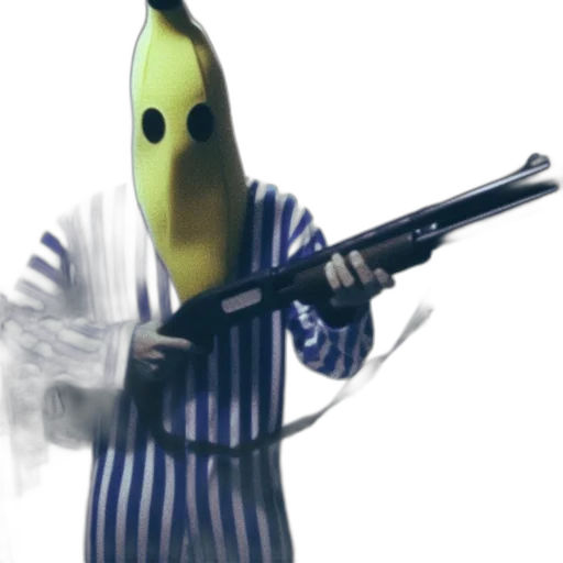 weapon, staff, mask, jacket transparent PNG cut-out