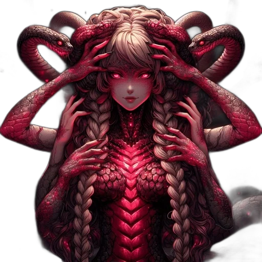 creature, mask, hair, face transparent PNG cut-out