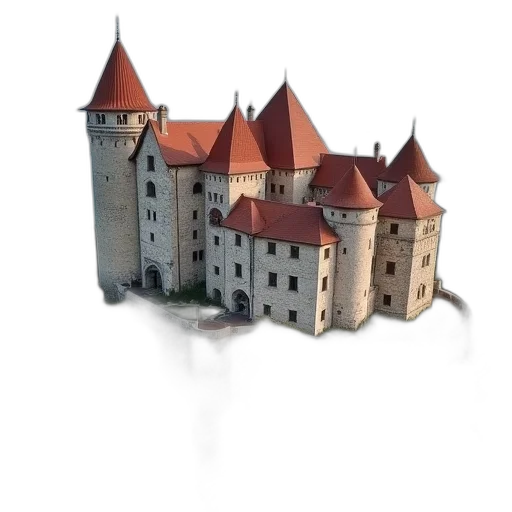 building, crown, jewelry, staff transparent PNG cut-out