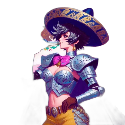 hat, weapon, jacket, robot transparent PNG cut-out