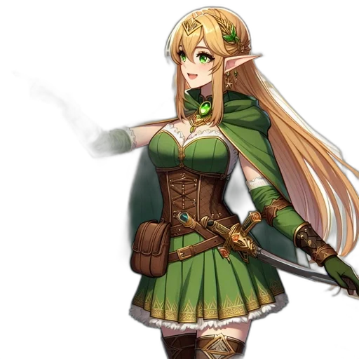 staff, weapon, sword, dress transparent PNG cut-out
