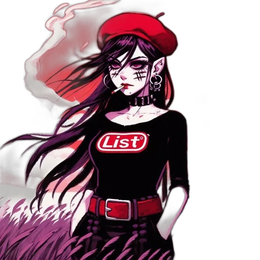 staff, hat, mask, dress transparent PNG cut-out