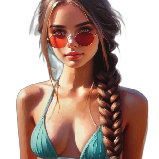 dress, face, jewelry, hair transparent PNG cut-out