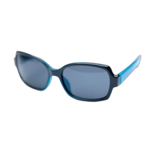 3d render, blue, pair, black transparent PNG cut-out
