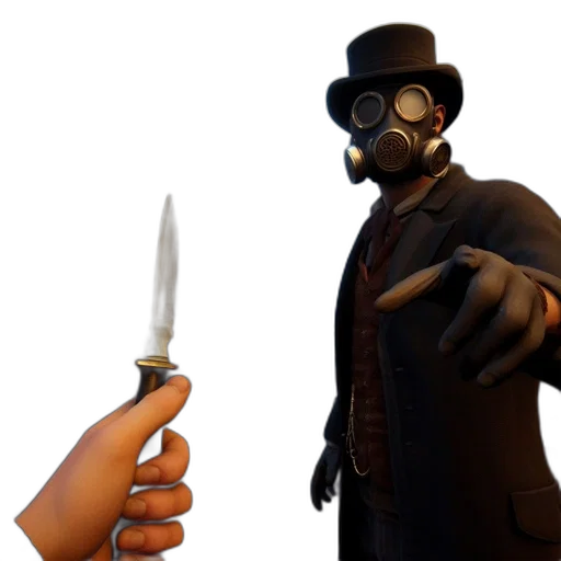weapon, mask, staff, umbrella transparent PNG cut-out