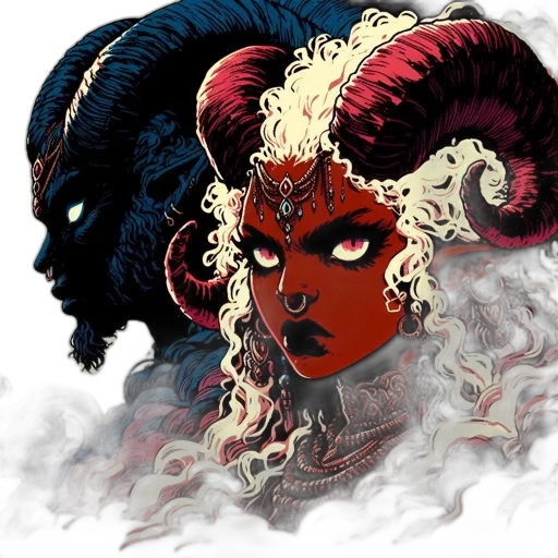 mask, dragon, concept art, comic book art transparent PNG cut-out
