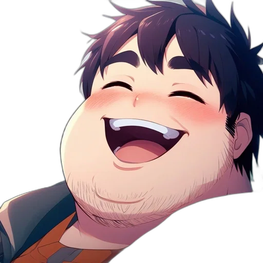 face, staff, anime, cartoon transparent PNG cut-out