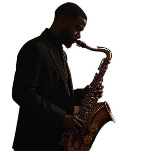 staff, photorealistic, concept art, saxophone transparent PNG cut-out