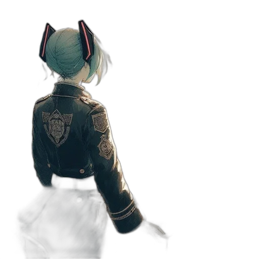 jacket, robot, mask, staff transparent PNG cut-out