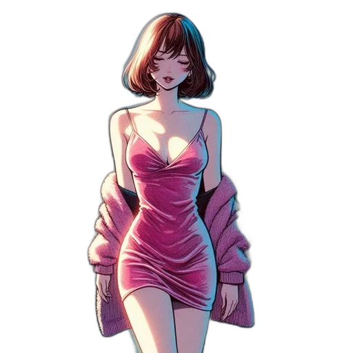 dress, jacket, robot, jewelry transparent PNG cut-out