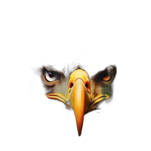 mask, animal, face, photorealistic transparent PNG cut-out