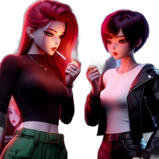 jacket, concept art, comic book art, 3d render transparent PNG cut-out