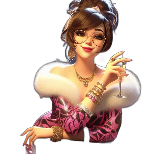 jewelry, dress, concept art, cartoon transparent PNG cut-out