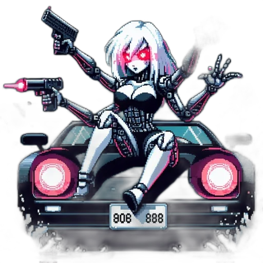 car, weapon, cyberpunk, concept art transparent PNG cut-out