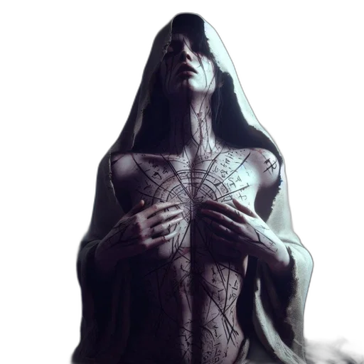 dress, creature, face, mask transparent PNG cut-out