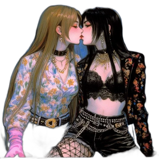 jewelry, jacket, vaporwave, photorealistic transparent PNG cut-out