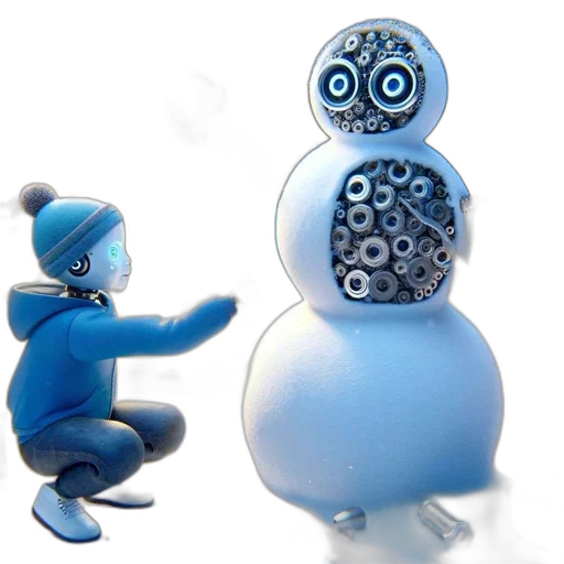 robot, jewelry, 3d render, concept art transparent PNG cut-out