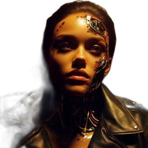face, jacket, jewelry, crown transparent PNG cut-out