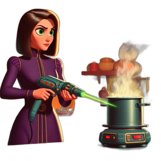weapon, staff, food, robot transparent PNG cut-out