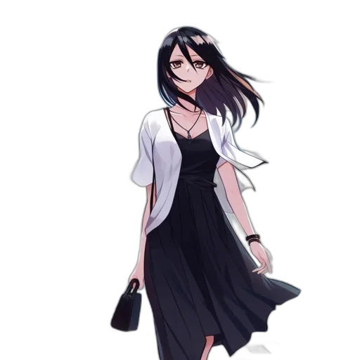 dress, staff, weapon, jewelry transparent PNG cut-out