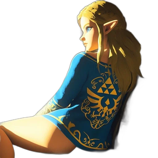 dress, crown, sword, staff transparent PNG cut-out