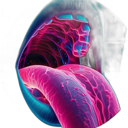 cross-sectional, anatomical, image, mouth transparent PNG cut-out