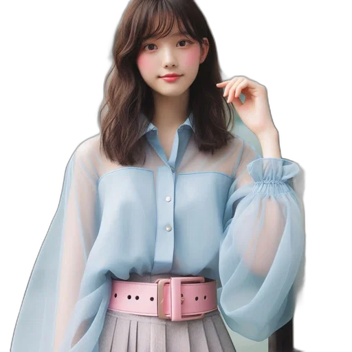 jacket, dress, photorealistic, 3d render transparent PNG cut-out