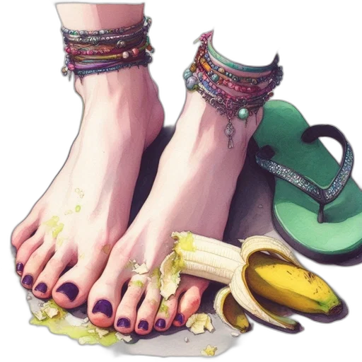 shoes, jewelry, food, concept art transparent PNG cut-out