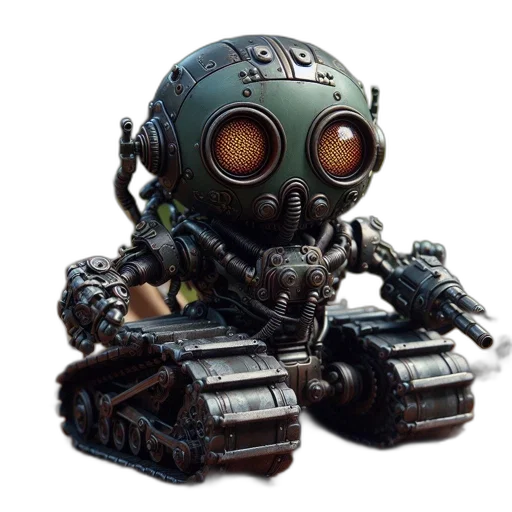 robot, weapon, creature, concept art transparent PNG cut-out