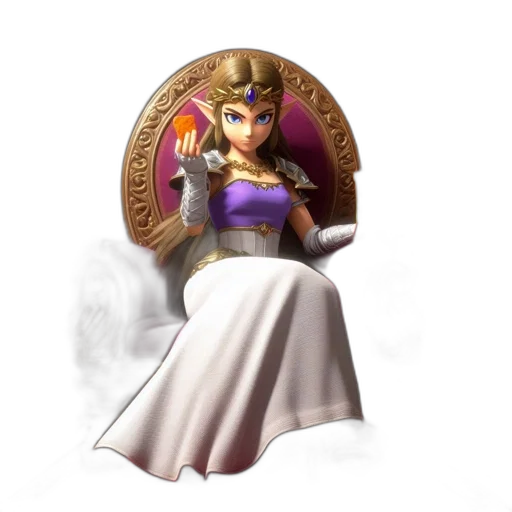crown, jewelry, staff, dress transparent PNG cut-out