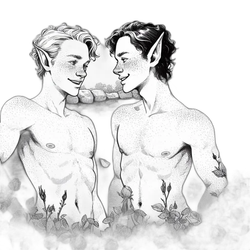 fantasy art, concept art, watercolor, pencil sketch transparent PNG cut-out