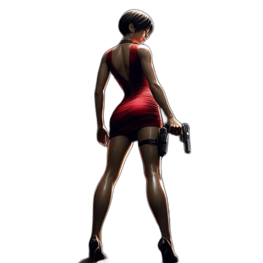 dress, weapon, staff, concept art transparent PNG cut-out