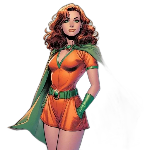 dress, comic book art, concept art, fantasy art transparent PNG cut-out