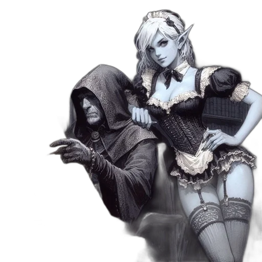 mask, fantasy art, concept art, comic book art transparent PNG cut-out
