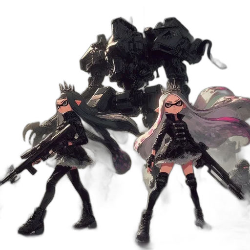 weapon, concept art, 3d render, cyberpunk transparent PNG cut-out