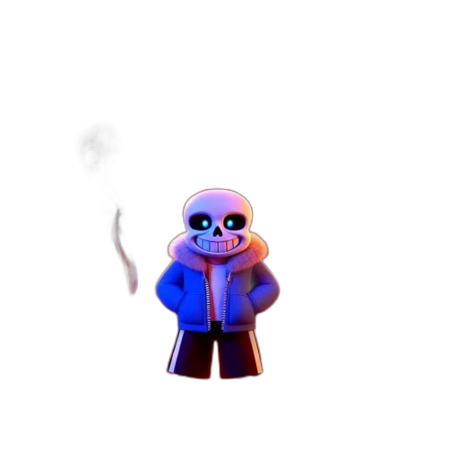 staff, jacket, mask, weapon transparent PNG cut-out