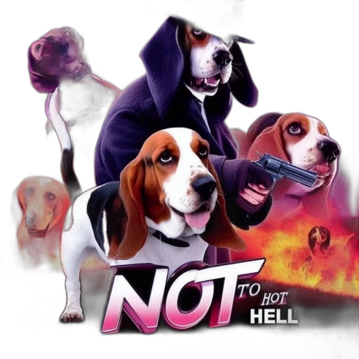 animal, concept art, fire, poster transparent PNG cut-out