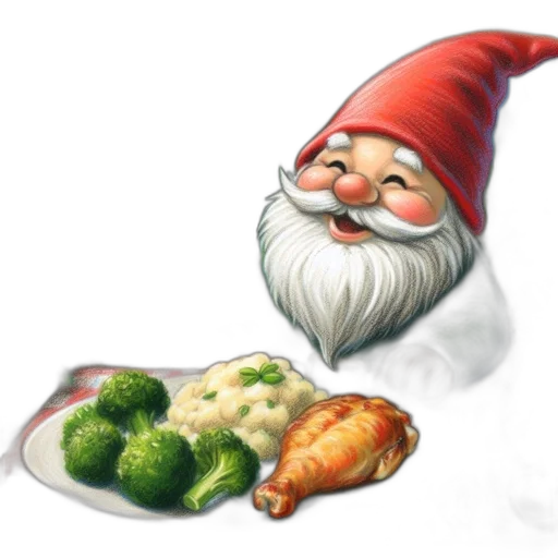 food, concept art, photorealistic, 3d render transparent PNG cut-out
