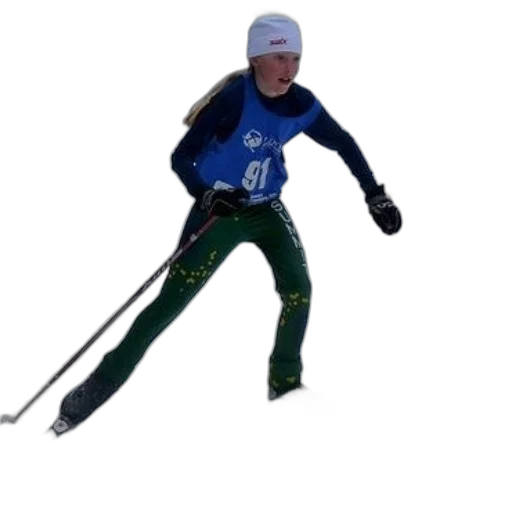 staff, photorealistic, young, skier transparent PNG cut-out