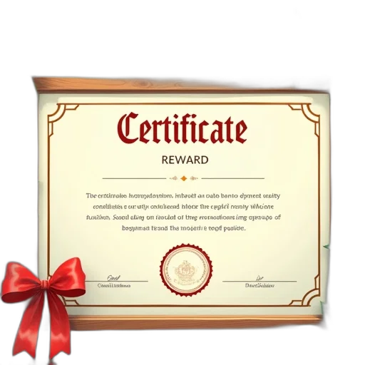 certificate, reads, reward, certificates transparent PNG cut-out