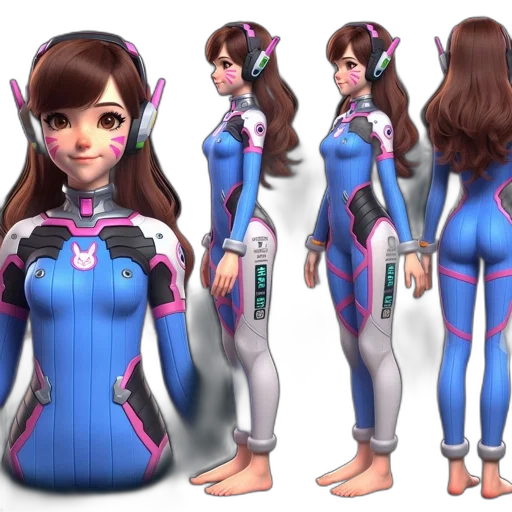 robot, dress, concept art, 3d render transparent PNG cut-out