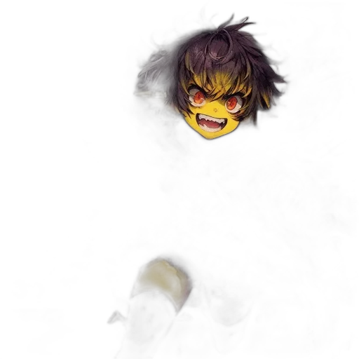creature, mask, face, weapon transparent PNG cut-out