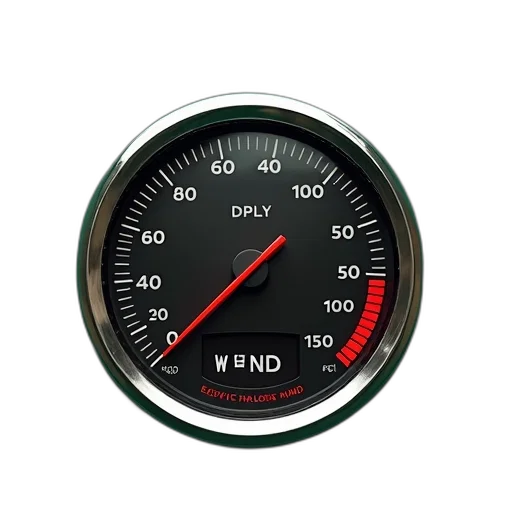 car, silver, analog, speedometer transparent PNG cut-out