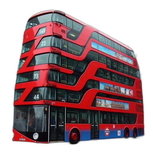 building, car, photorealistic, 3d render transparent PNG cut-out