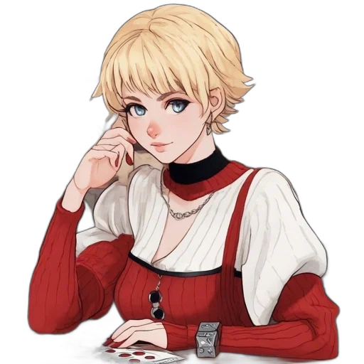staff, face, dress, jewelry transparent PNG cut-out