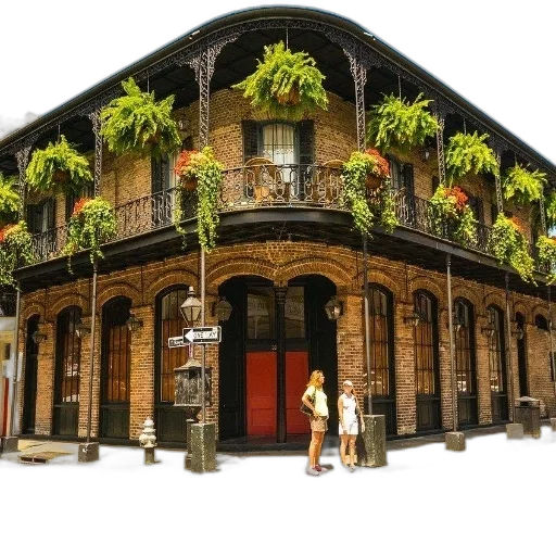 building, photorealistic, 3d render, city street transparent PNG cut-out